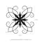 Glitzhome® 20" Traditional Clematis Pattern Iron Scroll Outdoor Wall Decor